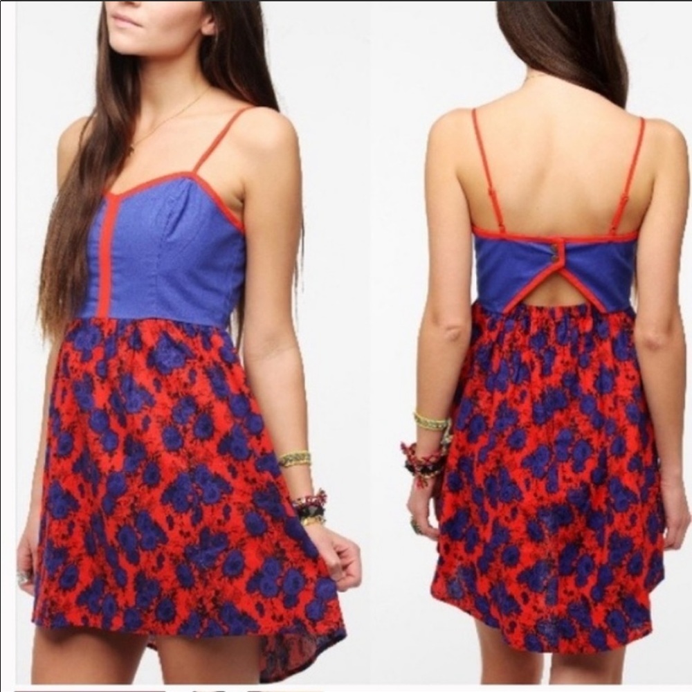Cope by Urban Outfitter’s floral cutout dress